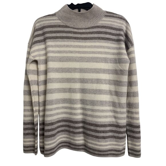 Max Studio Sweaters - Max Studio Cashmere Strip Crewneck Sweater Size S